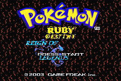 Pokémon Ruby Destiny: Reign of Legends (оригинал) 1