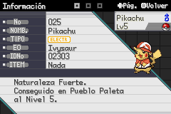 Pokémon Let's Go Pikachu GBA 8