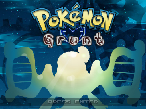 Pokémon Grunt стартовый экран