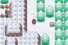 Pokémon Vega: Снег в регионе