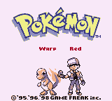 Pokémon Warp Red