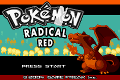 Pokémon Radical Red: заставка