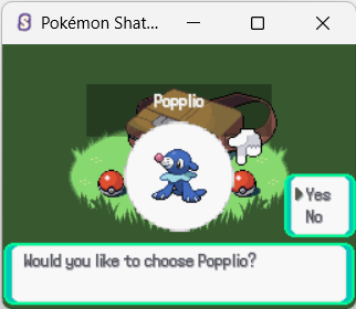 Pokémon Shattered Light выбор первого покемона
