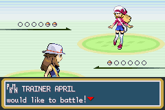 Встреча с соперником в Pokémon Elysium