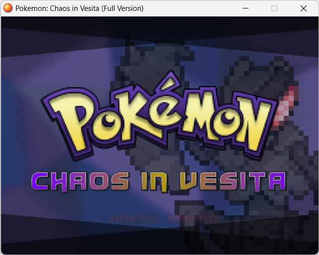 Pokémon Chaos in Vesita - заставка