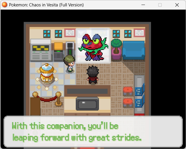 Pokémon Chaos in Vesita выбор стартовика