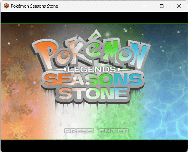 Pokémon Seasons Stone заставка