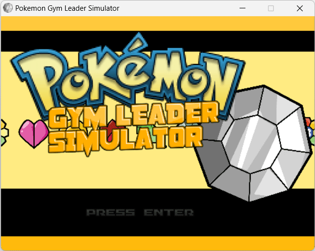 Pokémon Gym Leader Simulator заставка