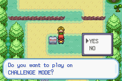 Выбор режима в Pokémon LazyGreen