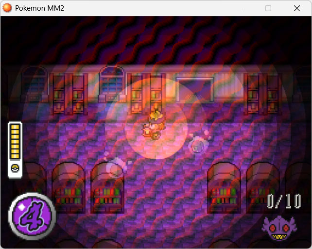 Pokémon Mansion Mystery 2 герой напуган