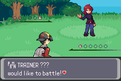 Бой с соперником в Pokémon Heart & Soul