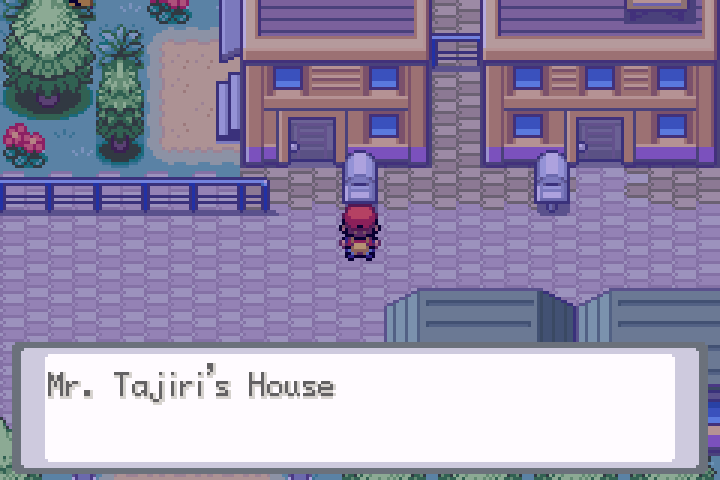 Вид города в Pokémon Blazing FireRed