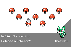 Выбор стартовика в Pokémon Lazarus