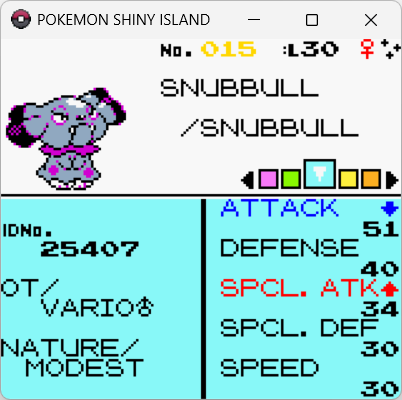 Досье покемона