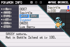 Досье покемона