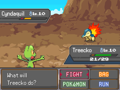 Экран сражения