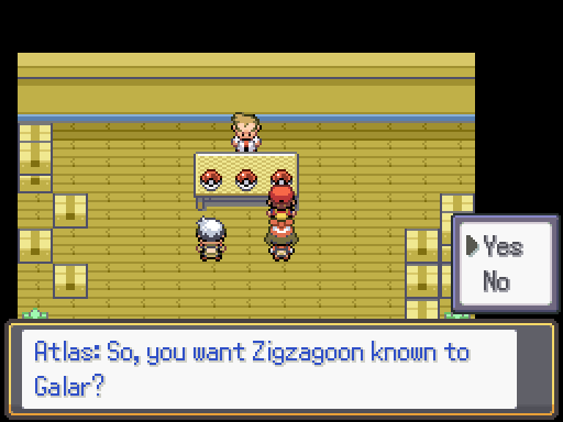 Выбор стартовика в Pokémon Minor Circuit