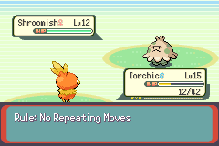 Правило боя в Pokémon Emerald Rule-ette