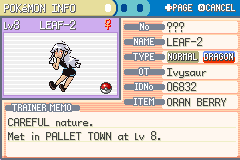 Pokémon Blood Stained Leaf