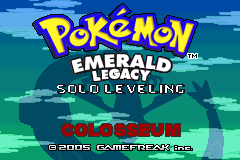 Pokémon Emerald Legacy Solo Leveling Colosseum